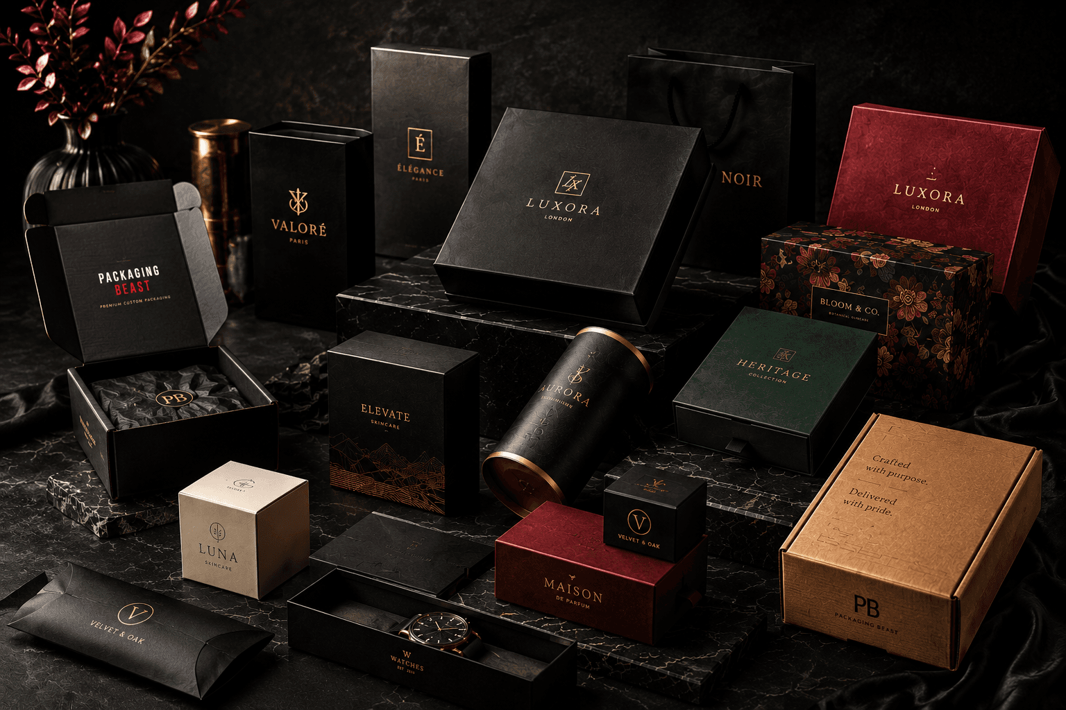 Premium packaging collection